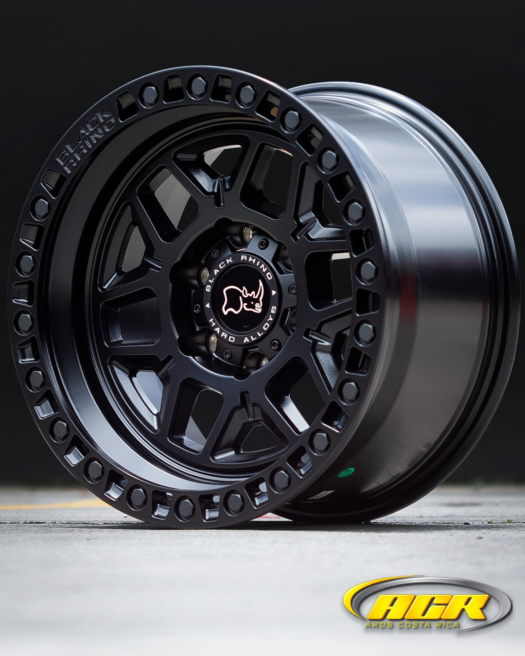AOD75HA-03 BLACK RHINO KELSO 17X9 5X127 ET-18 CB71