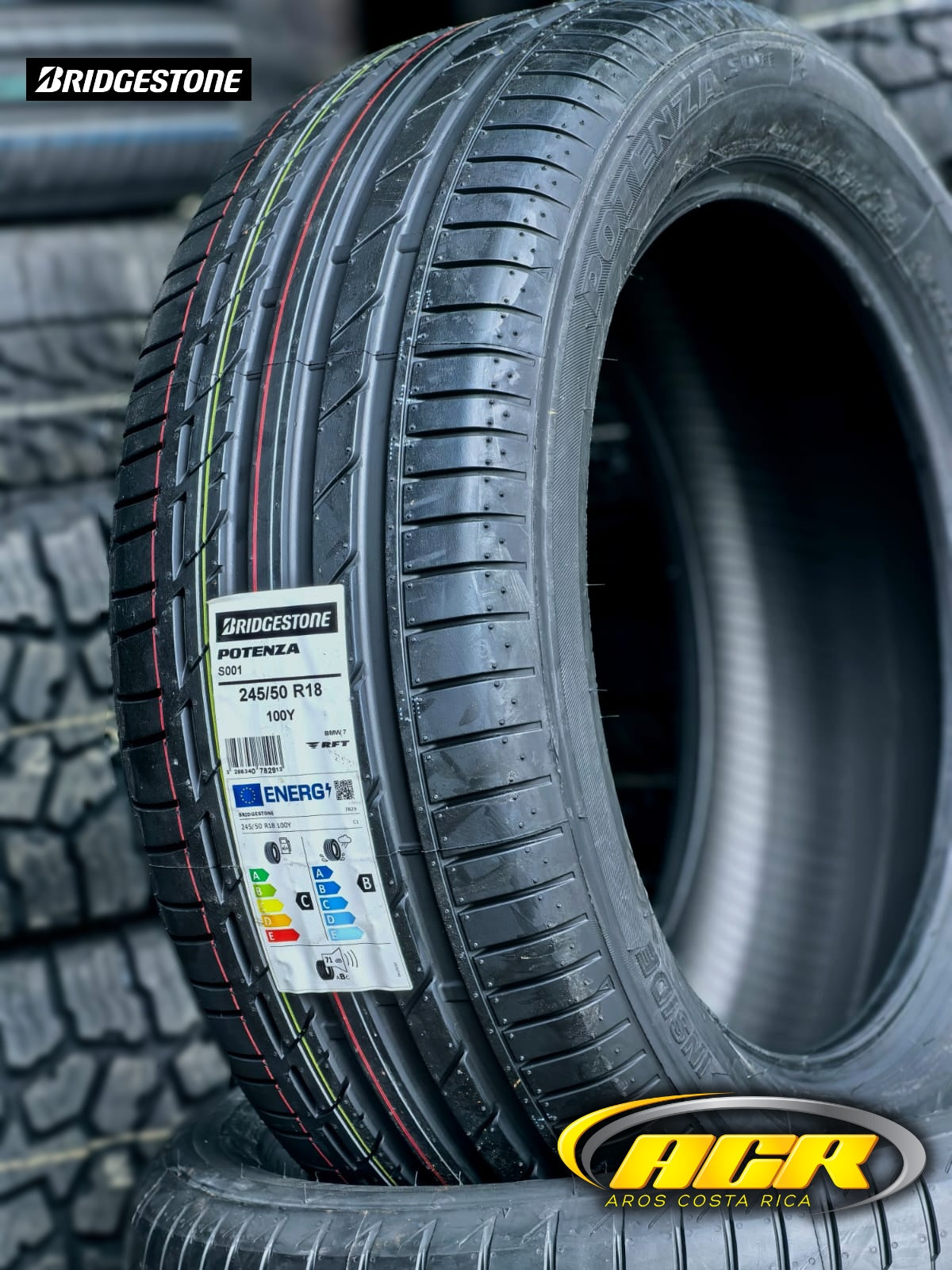 245/50R18 Bridgestone Potenza S001 Run-Flat