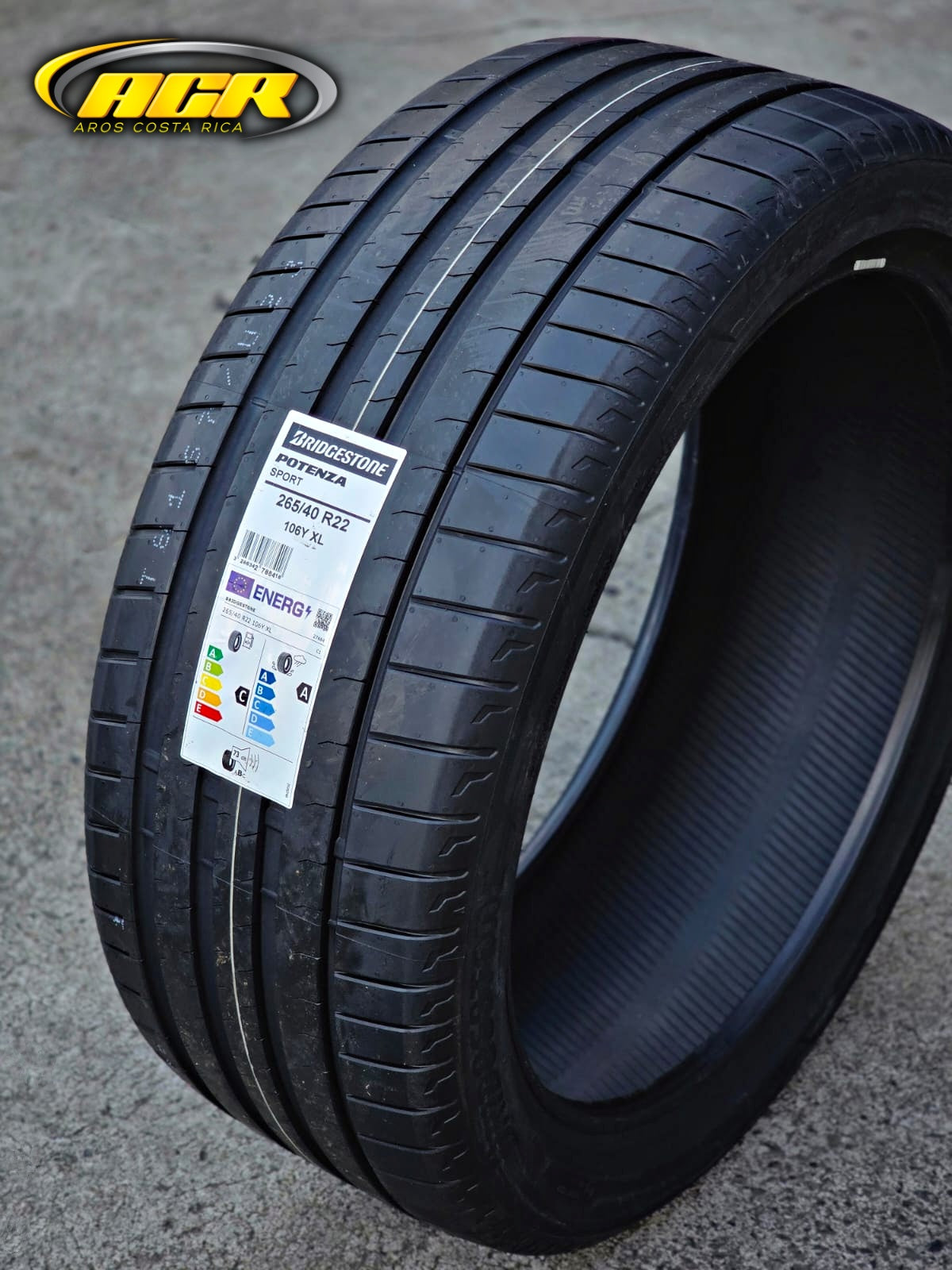 265/40R22 Bridgestone Potenza Sport (2 unidades disponibles)