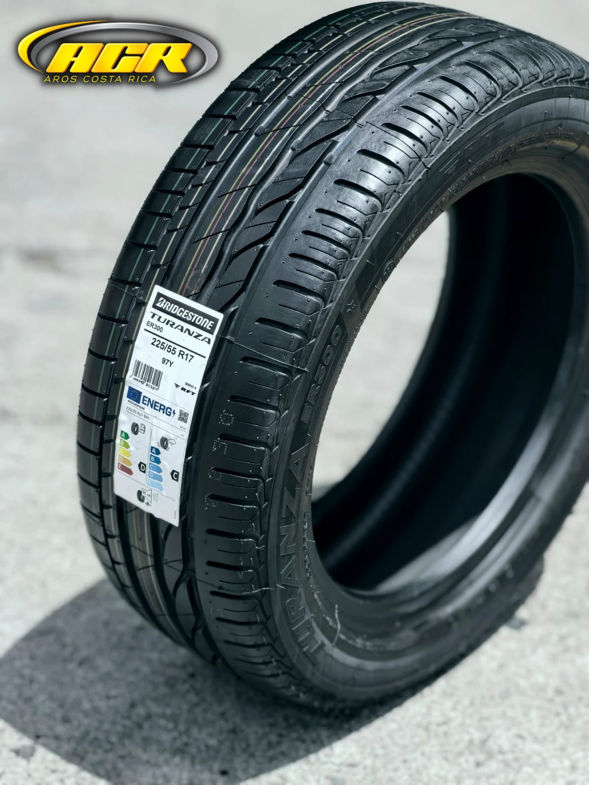 225/55R17 Bridgestone Turanza ER300 Run-Flat (Ultimas 2 disponibles)