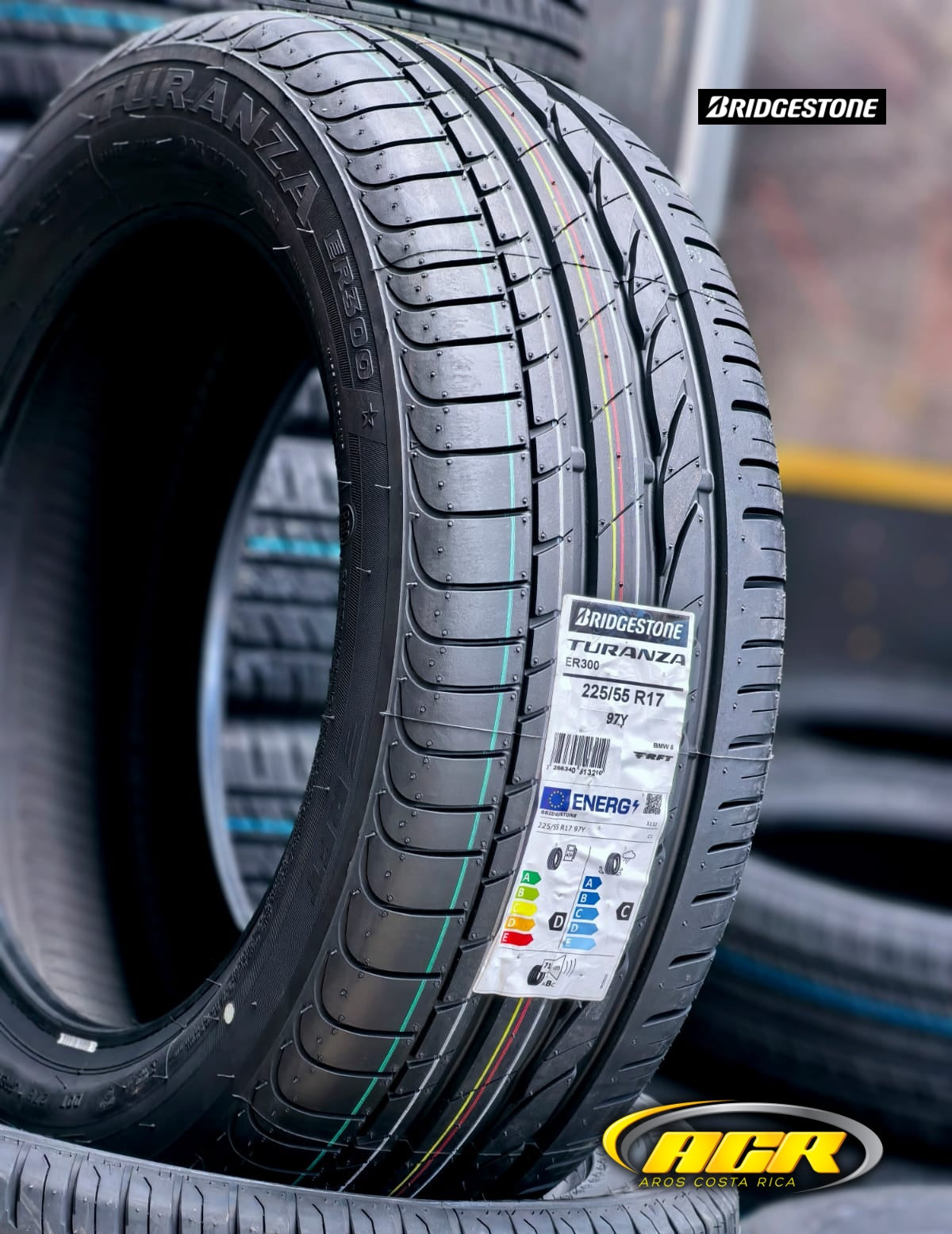 225/55R17 Bridgestone Turanza ER300 (Run-Flat)