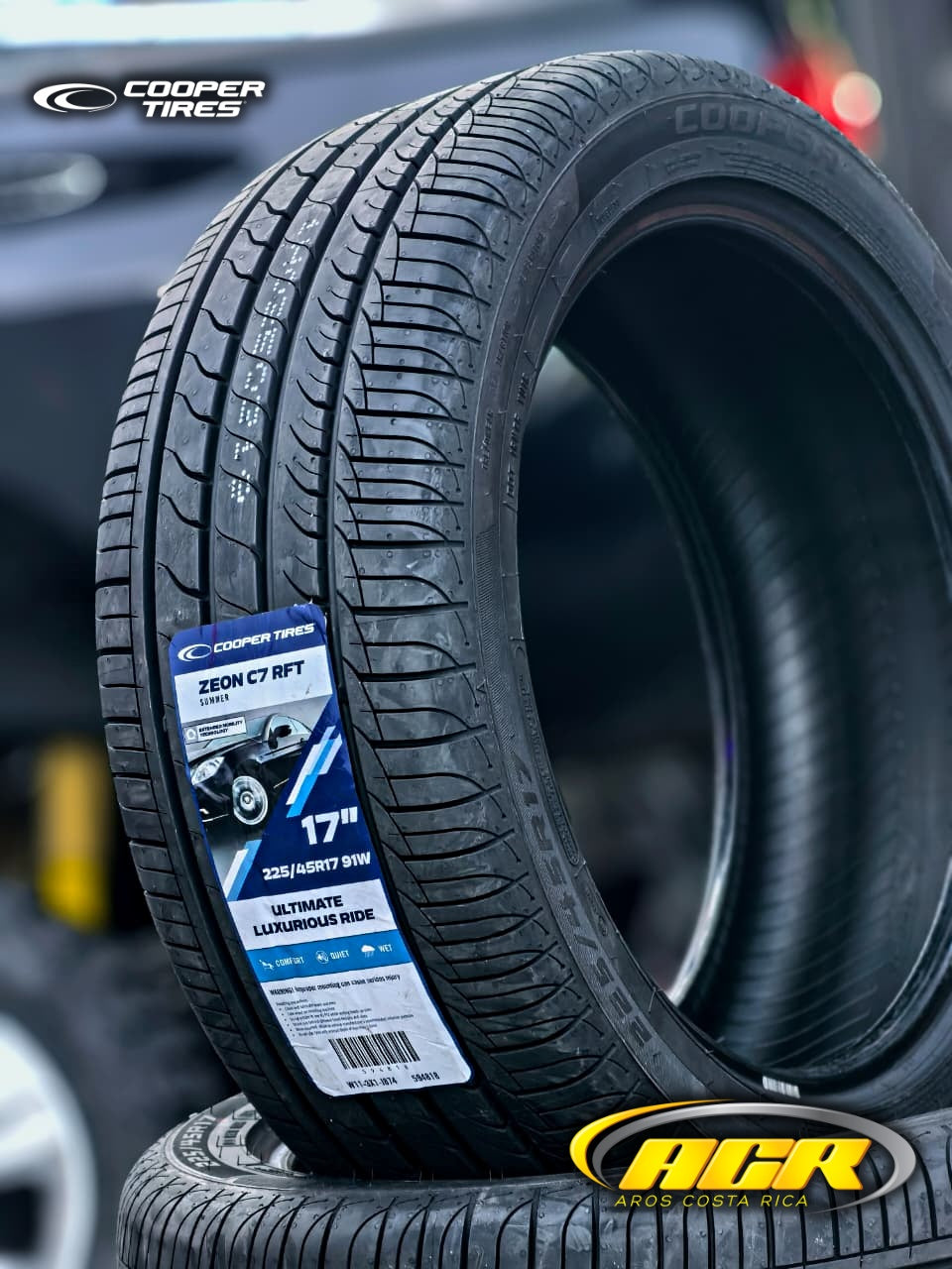 225/45R17 Cooper Zeon C7 (Run - Flat)