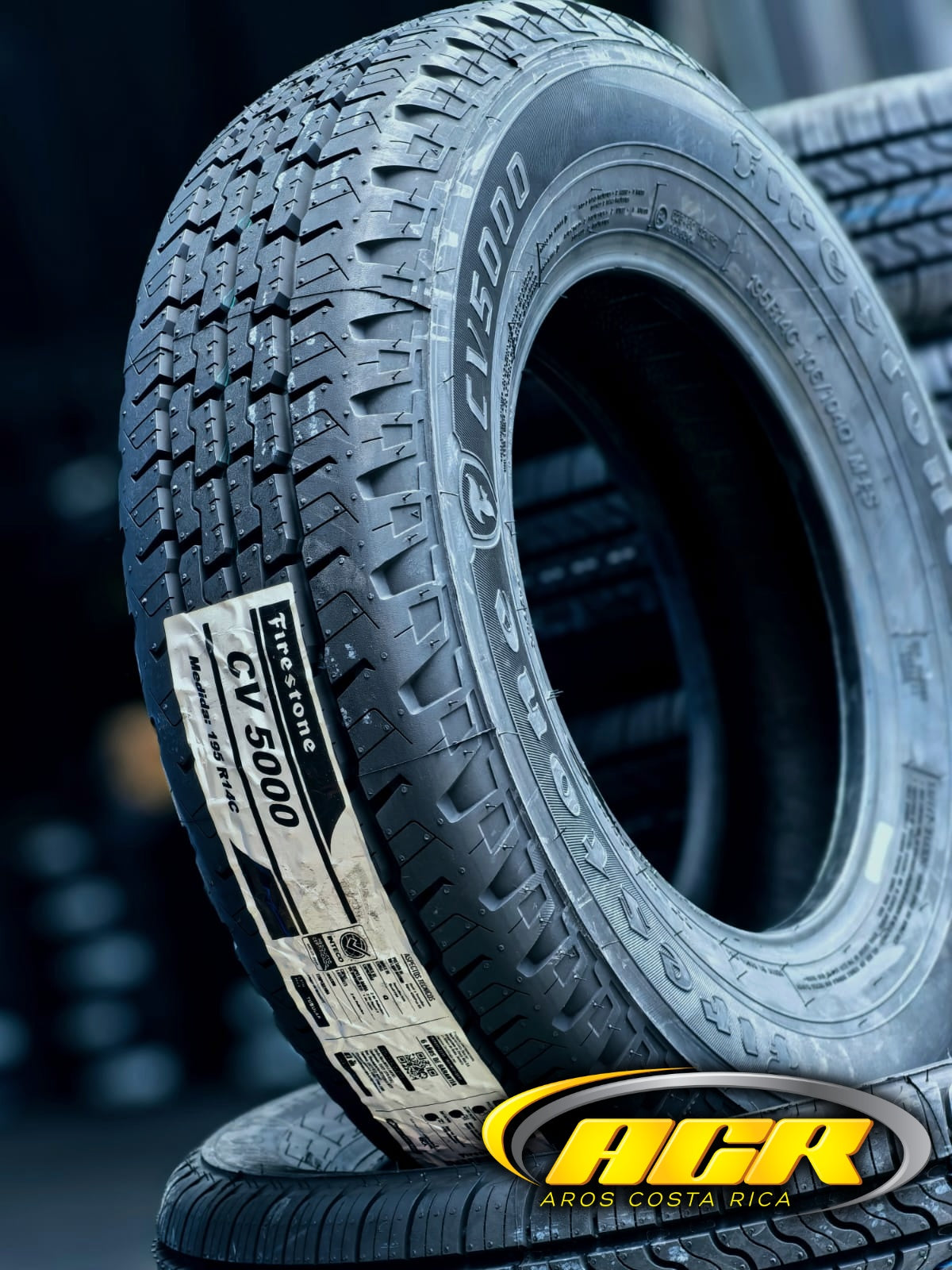 195R14 Firestone CV-5000 8PR
