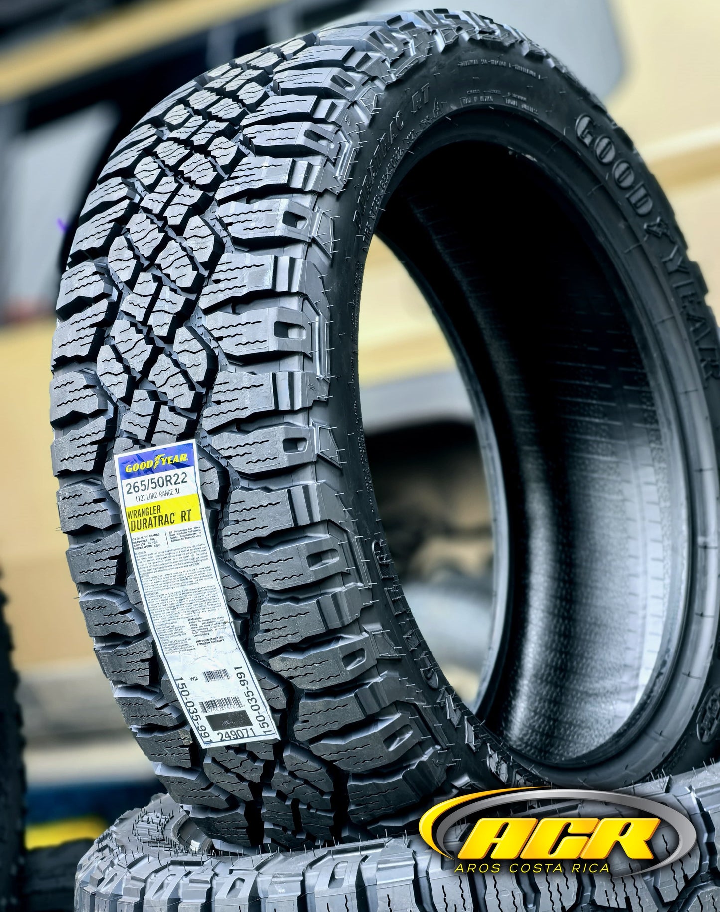 265/50R22 Goodyear Wrangler Duratrac RT