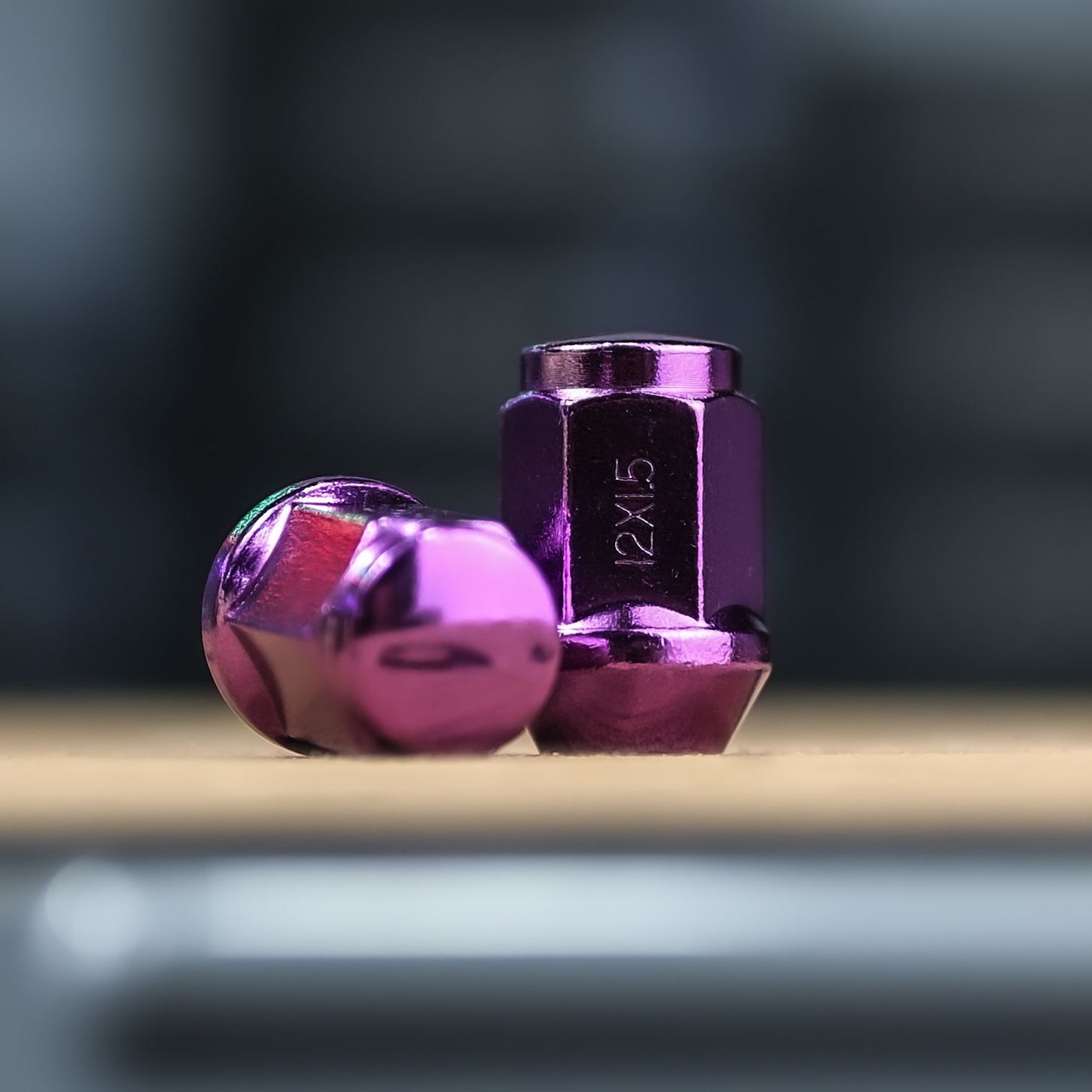 PT-86 TUERCA 19" MORADA MEDIDA 12X1.5MM