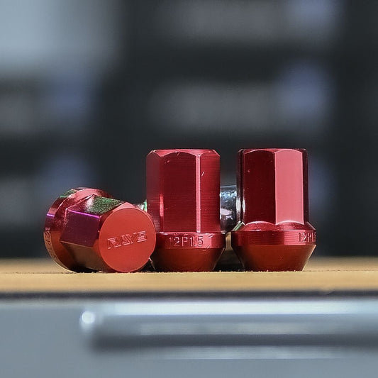 PT-50 TUERCA ALUMINIO ROJO 12X1.5 + CUBO