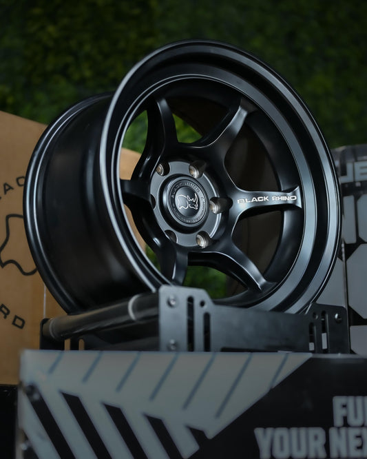 AOD74X46H-36 BLACK RHINO SHOGUN 17x9 6X139 ET-38 CB106.1
