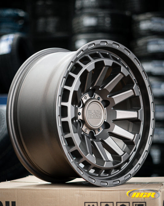 AOD74X46H-42 BLACK RHINO RAID 17X8.5 6X139 ET-18 CB112