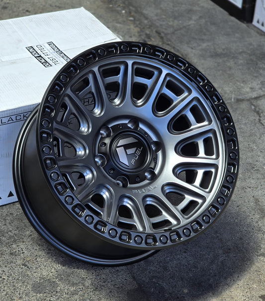 AOD74X46H-44 FUEL CYCLE 17X9 6X139 ET-12 CB106