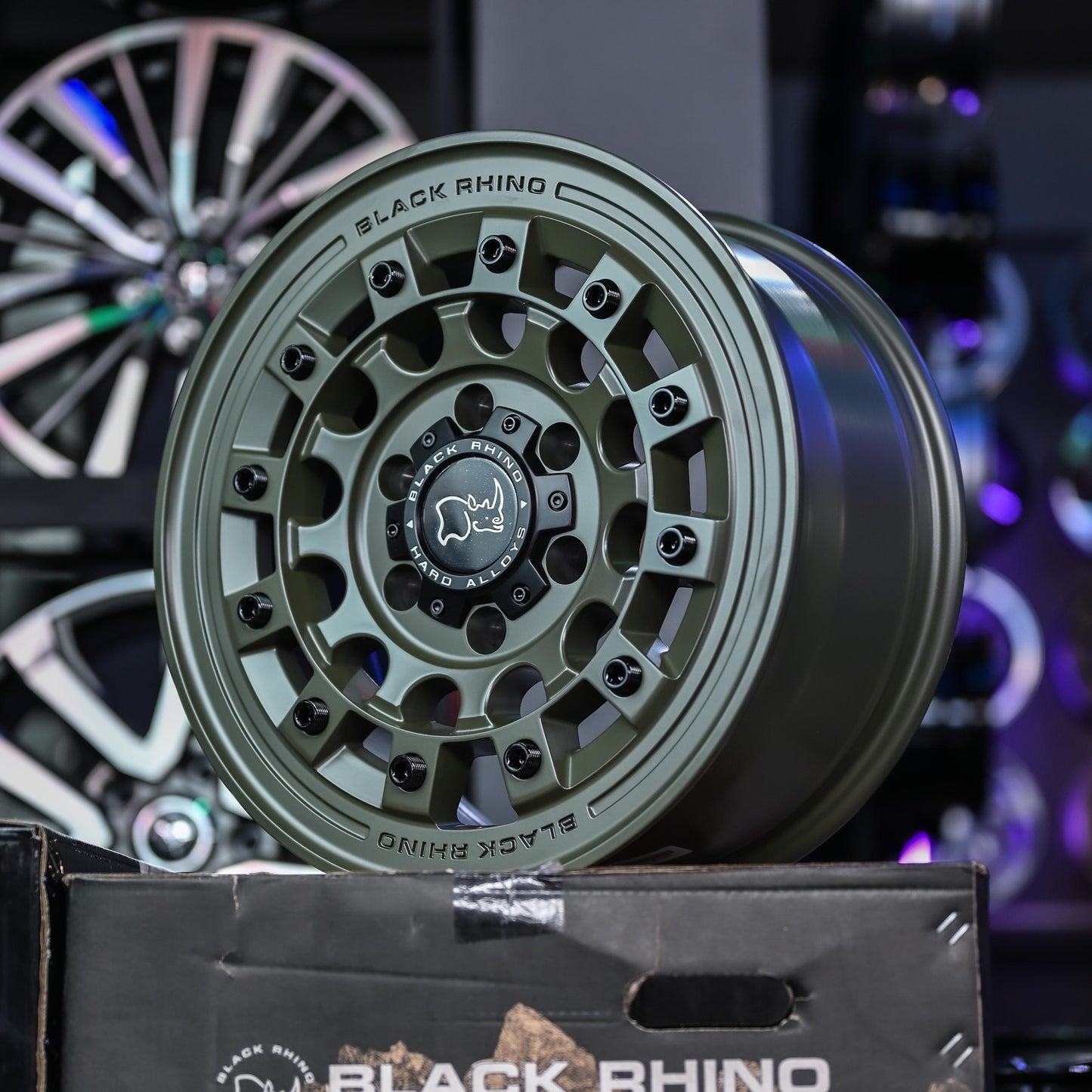 AOD74X46H-66 BLACK RHINO FUJI 17X8 6X139 ET20 CB106
