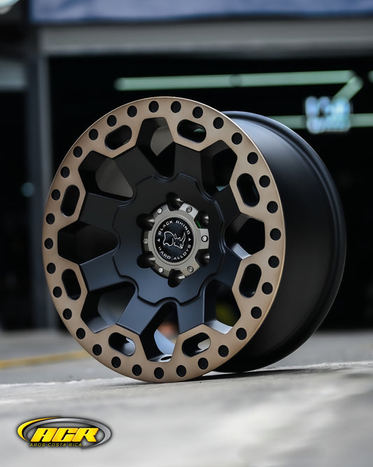 AOD84X46H-24 BLACK RHINO WARLORD 18X9 6X139 ET-12 CB112