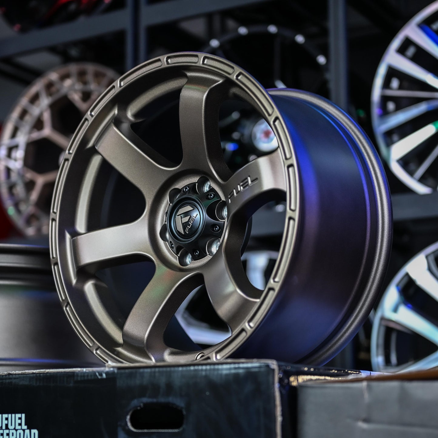 AOD84X46H-31 FUEL RUSH 18X9 6X139 ET1 CB106.1