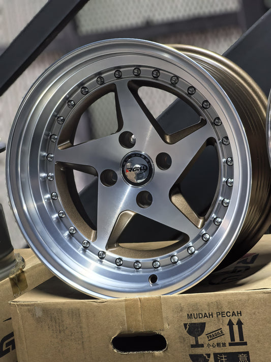 AQX74H-517 15X8 4X100 ET20 CB73.1