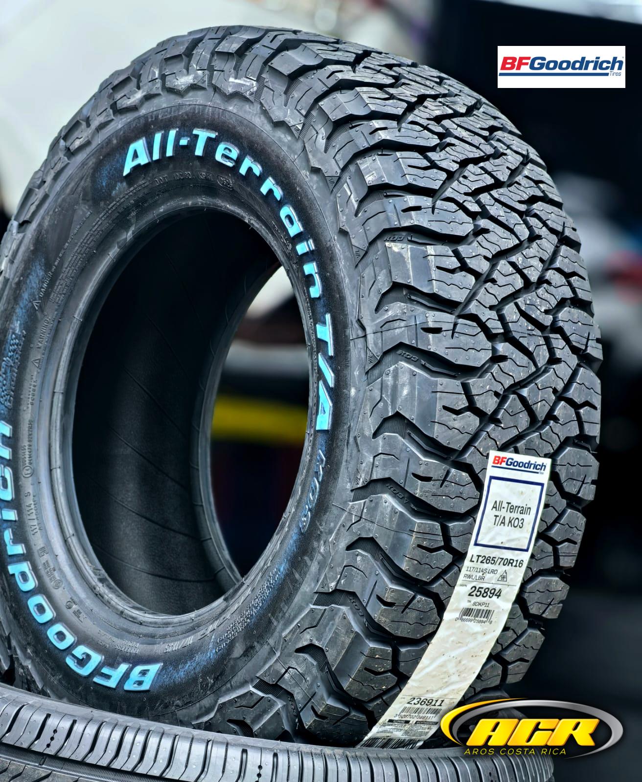 265/70R16 BFgoodrich All-Terrain KO3