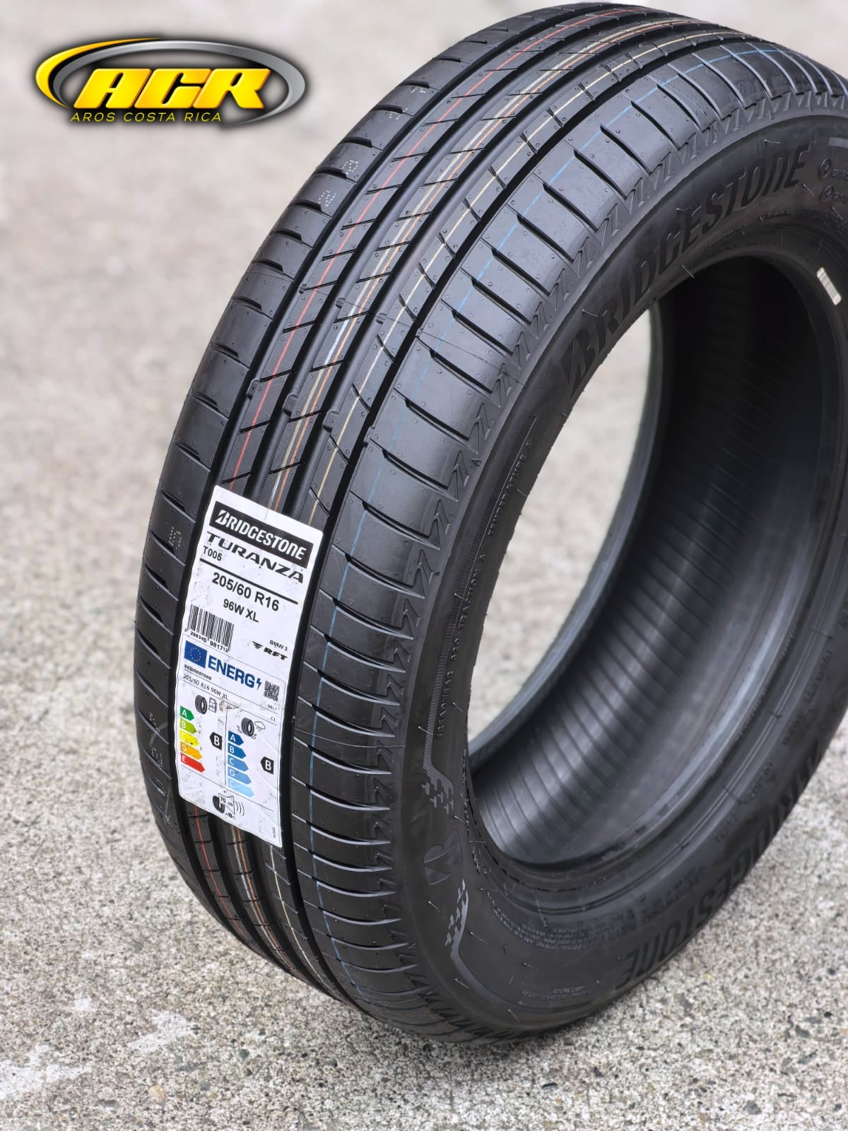 205/60R16 Bridgestone Turanza T005 (Run-Flat)