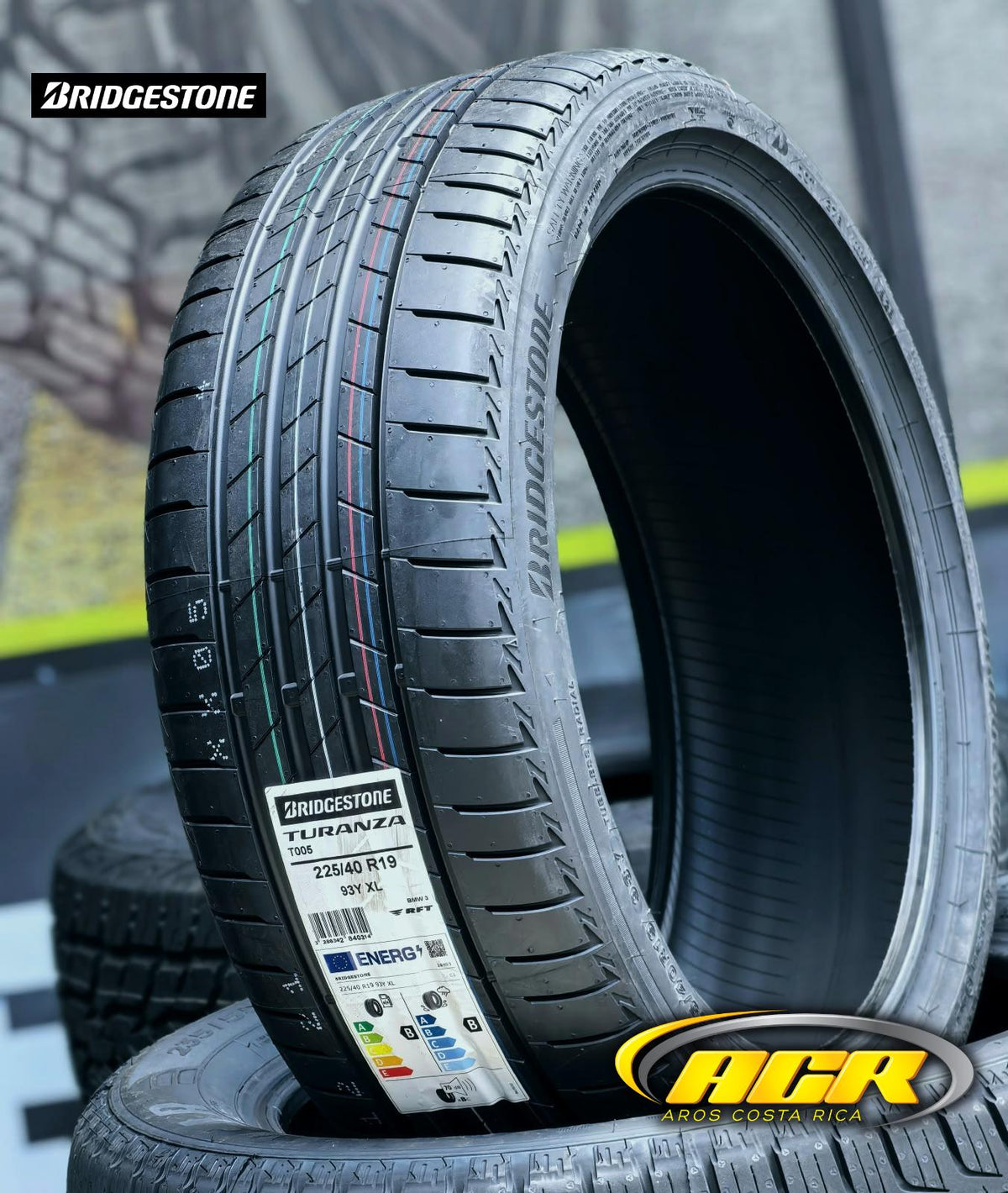 225/40R19 Bridgestone Turanza T005 (Run-Flat) (Últimas 2 unidades)