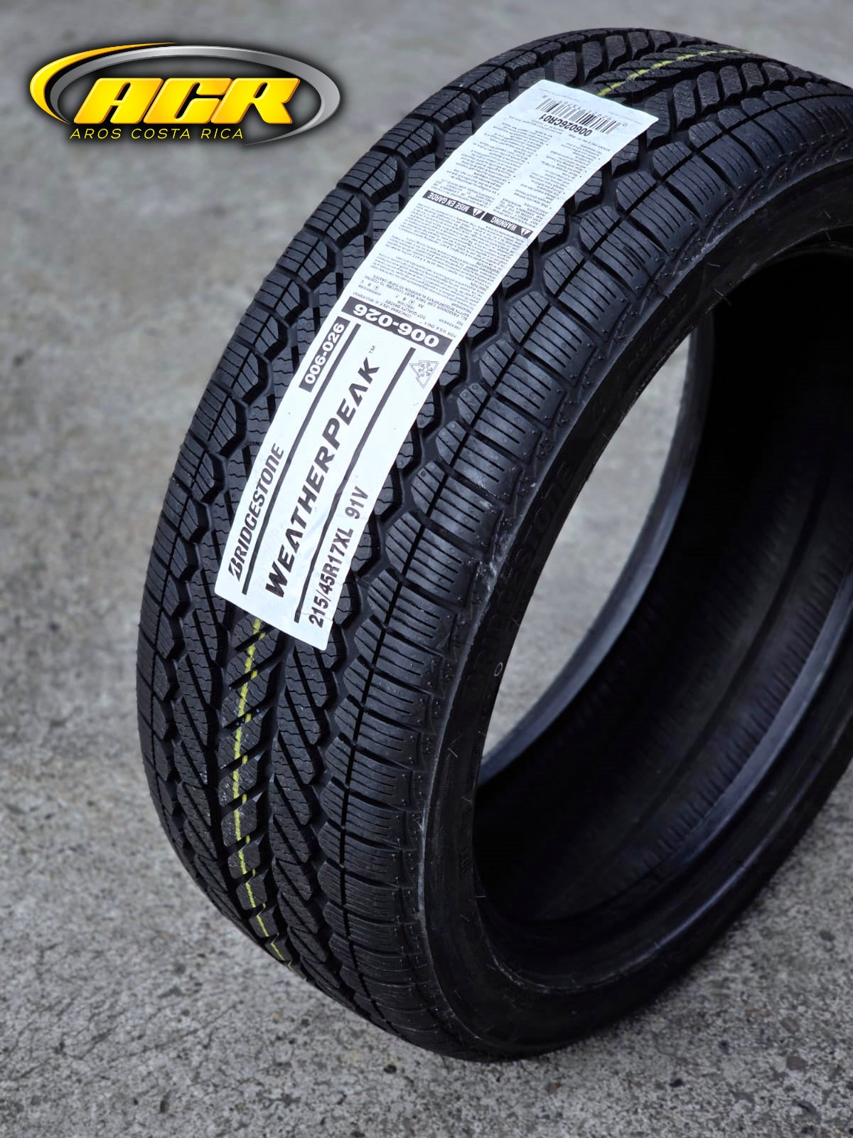 215/45R17 Bridgestone Weatherpeak