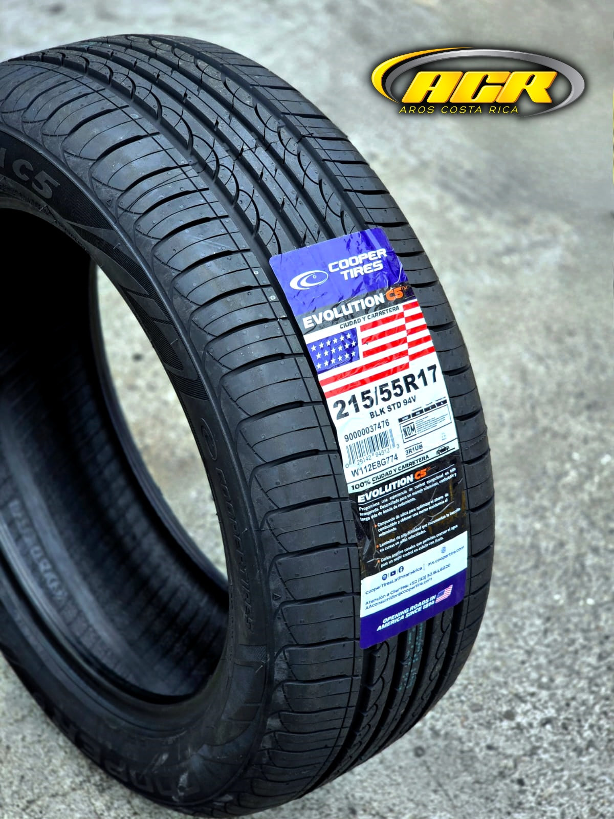 215/55R17 Cooper Evolution C5