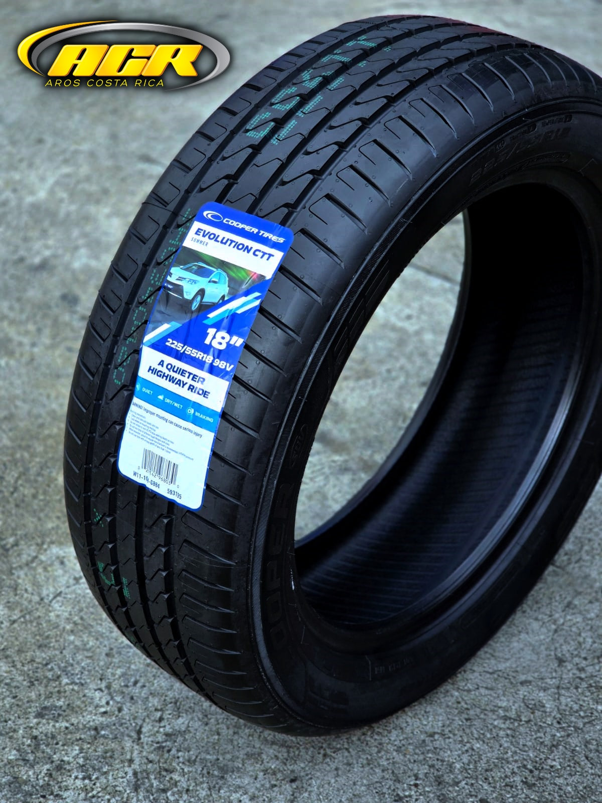 225/55R18 Cooper Evolution CTT