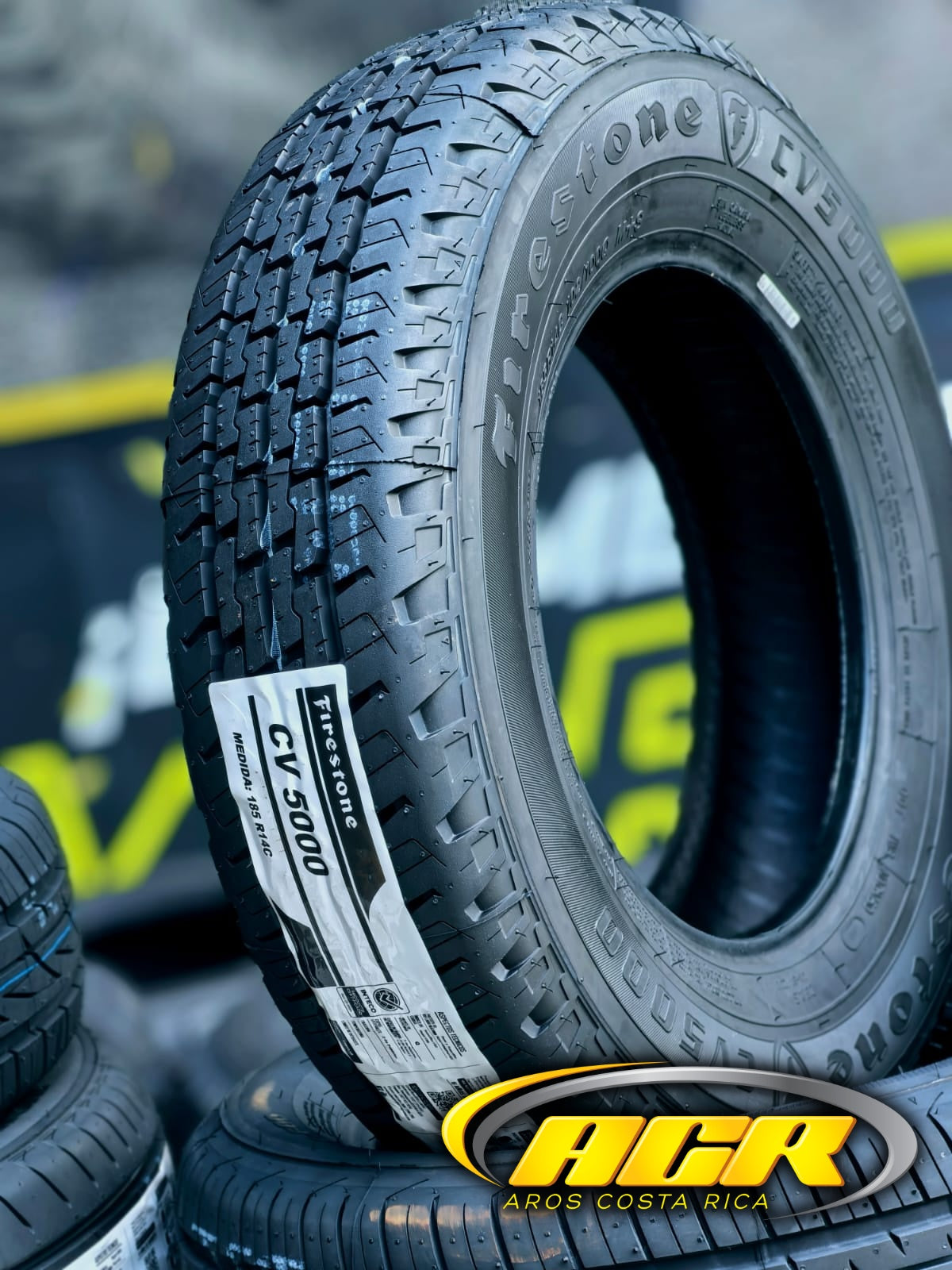 185R14 Firestone CV-5000 8PR