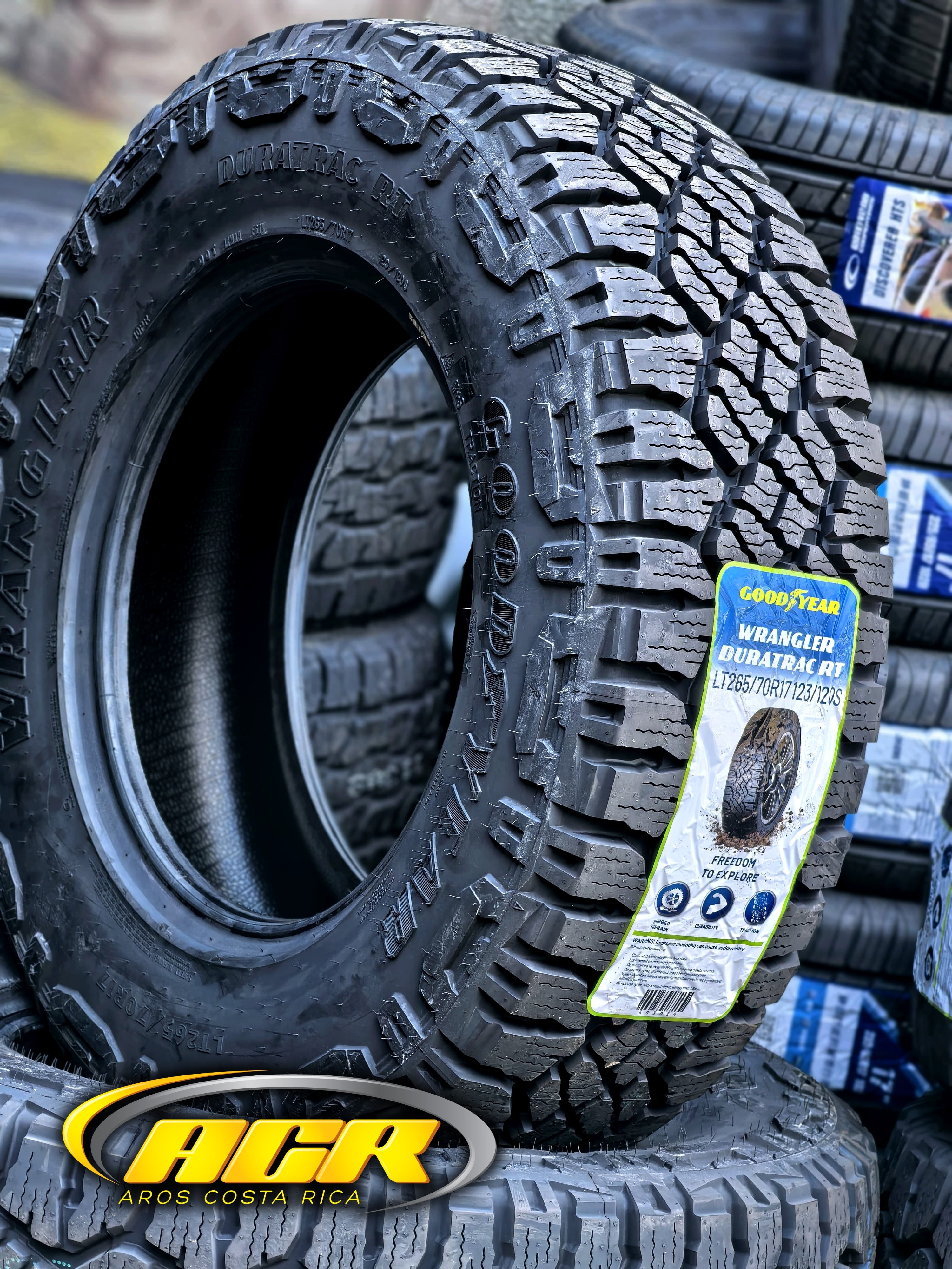 265/70R17 Goodyear Wrangler Duratrac RT – Aros Costa Rica