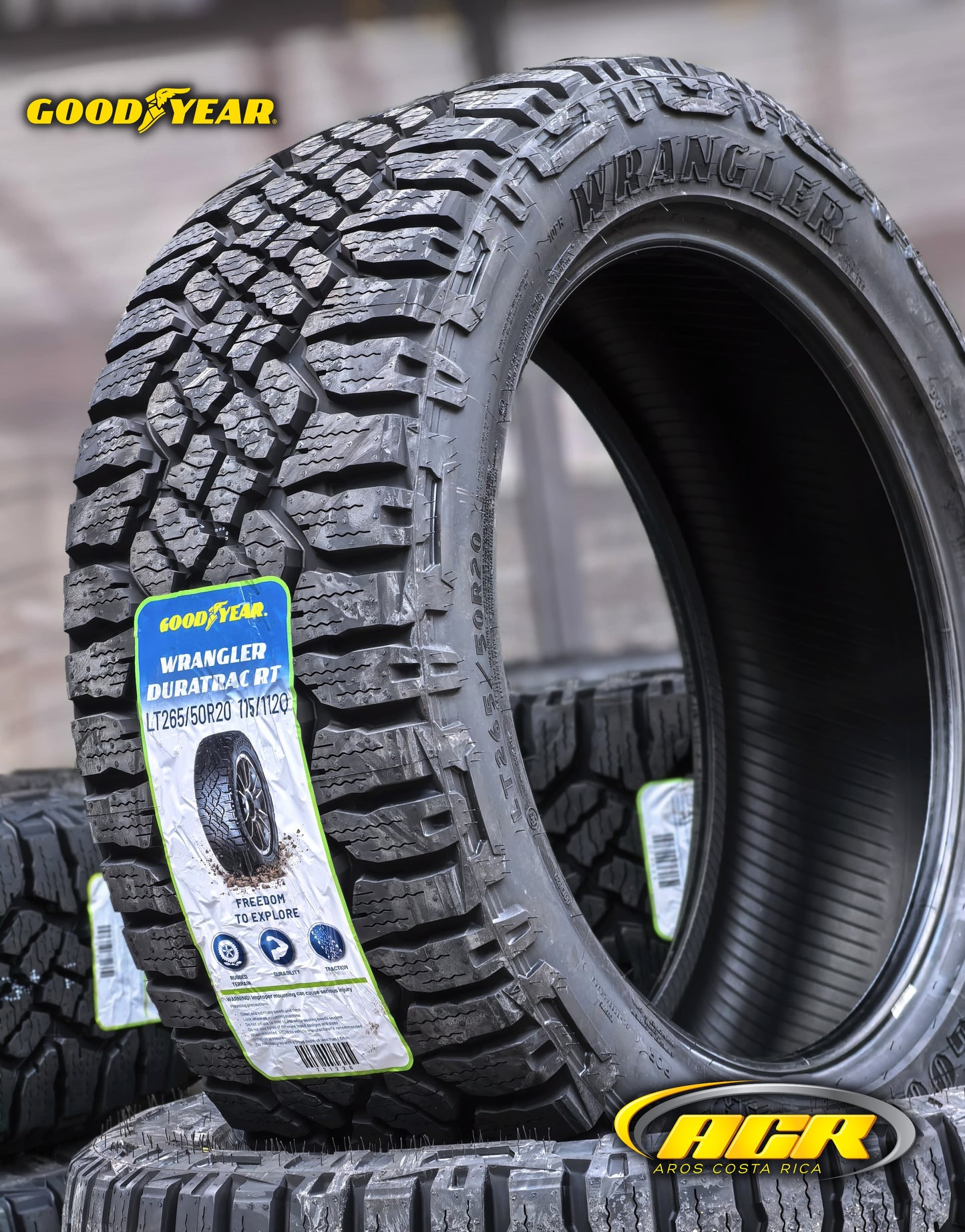265/50R20 Goodyear Wrangler Duratrac RT