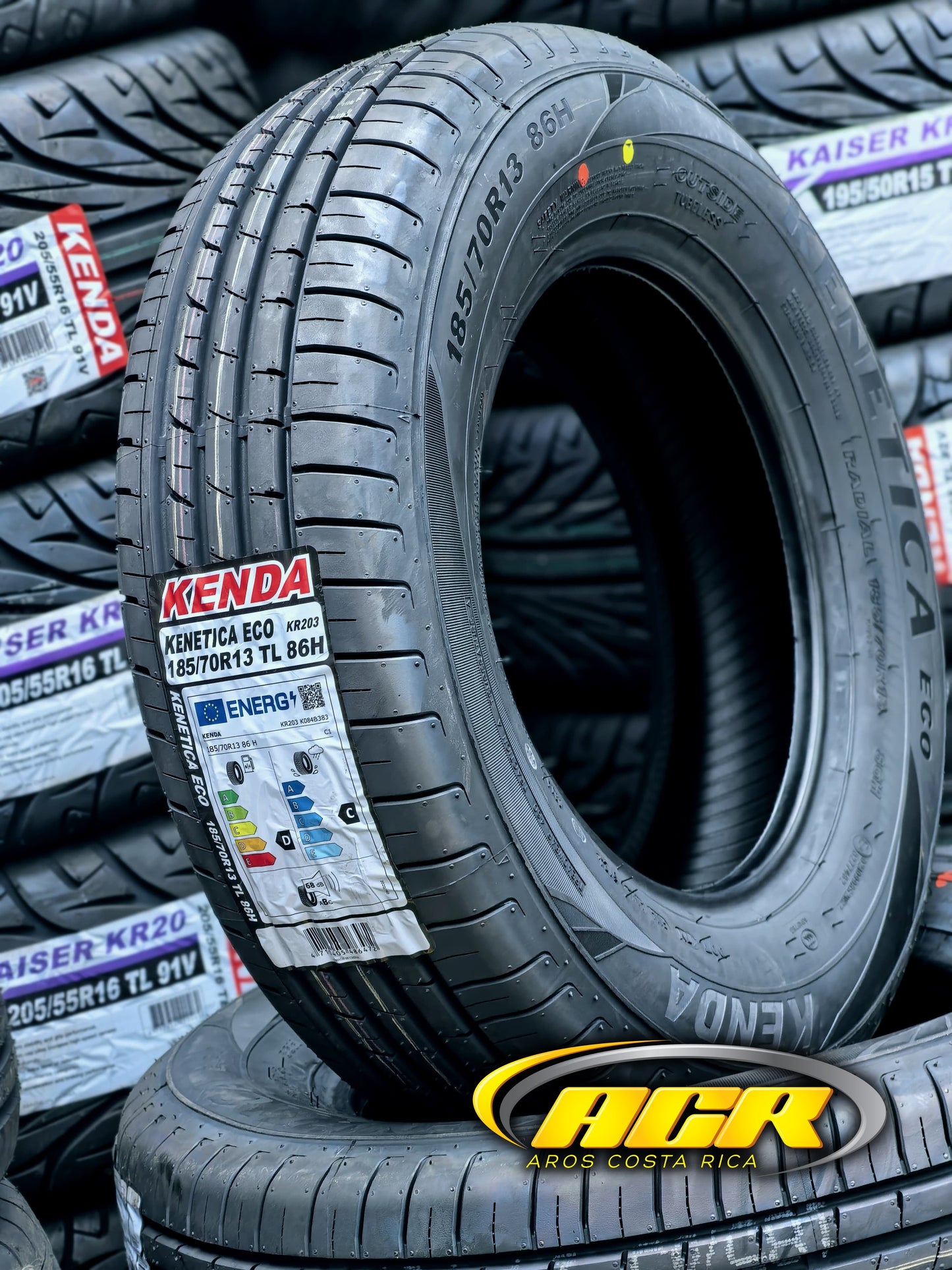 185/70R13 Kenda Kenetica KR230 (Ultimas 2 unidades disponibles)