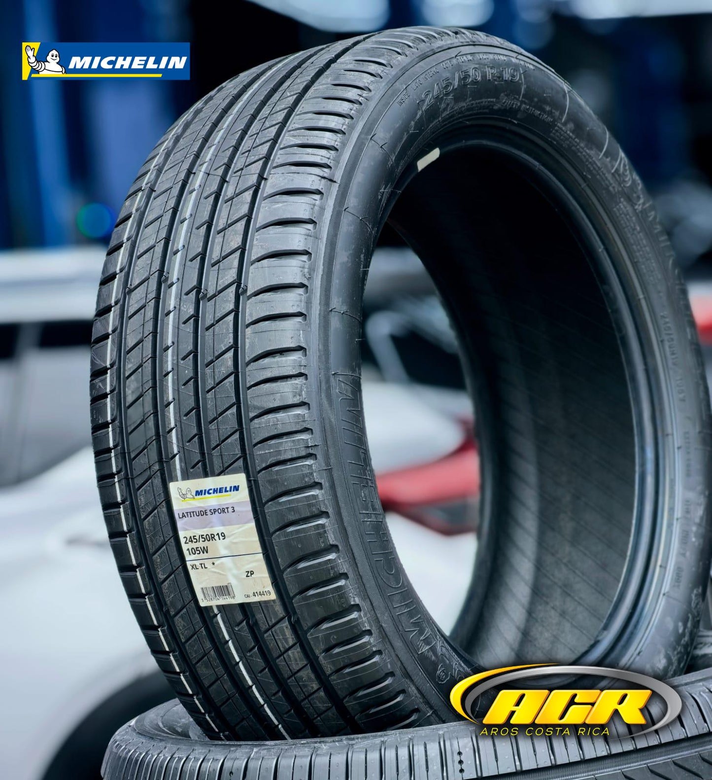 245/50R19 Michelin Latitude Sport 3 ZP (Run-Flat)