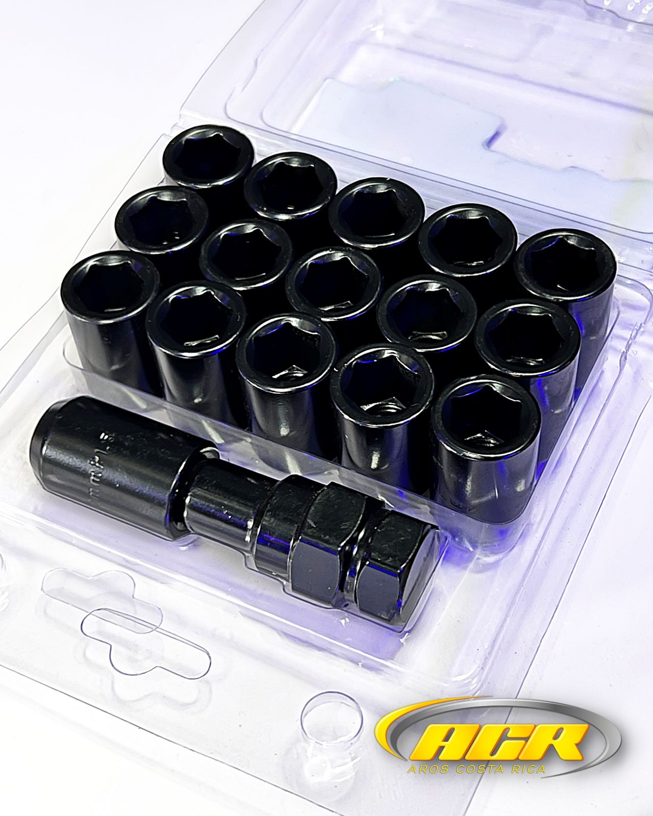 PT-08 TUERCAS ALLEN MEDIDA 12X1.25MM COLOR NEGRO