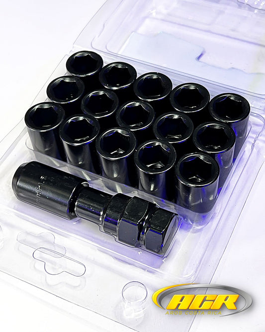 PT-07 TUERCAS ALLEN MEDIDA 12X1.5MM COLOR NEGRO