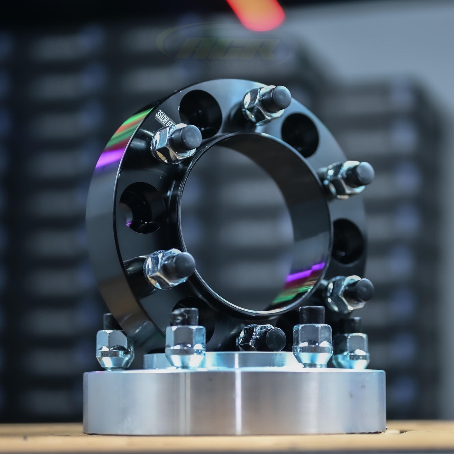 PT-ESPACIADOR6X139HUBCENTNEGRO ESPACIADOR CON CENTRADOR MEDIDA 6X139 CB108.1