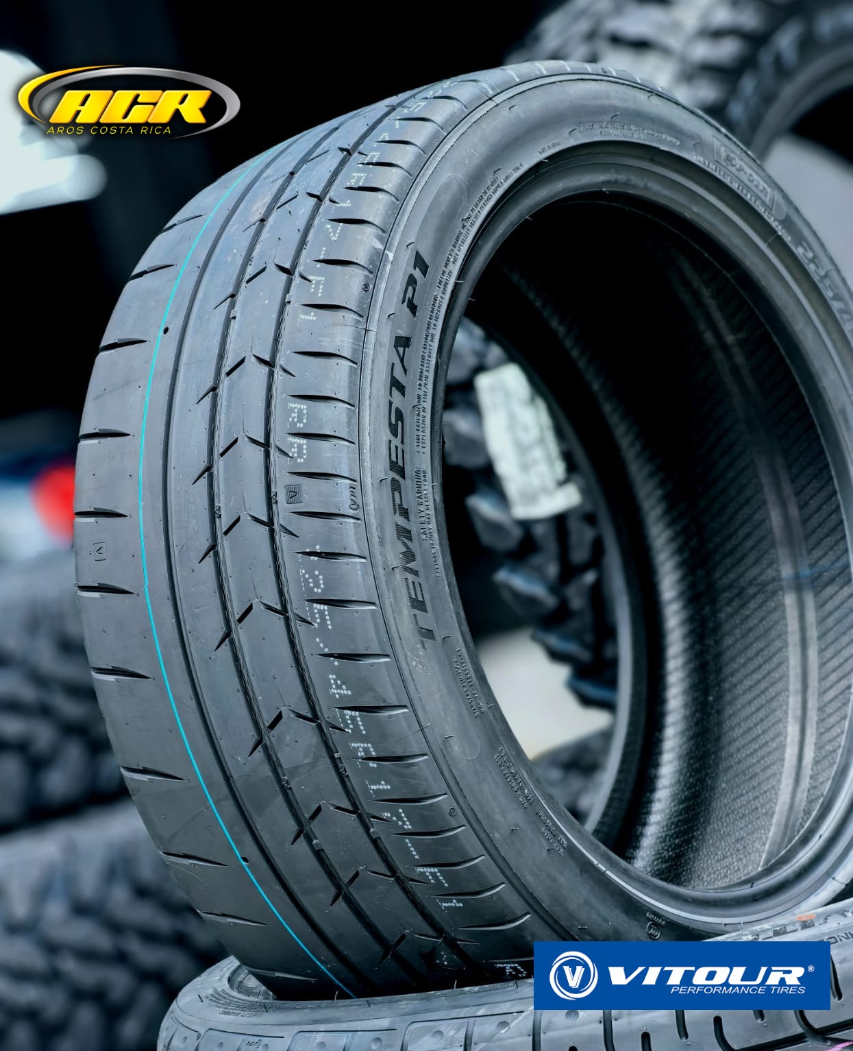 255/40R17 Vitour Tempesta P1+ TW200 Semi-slick