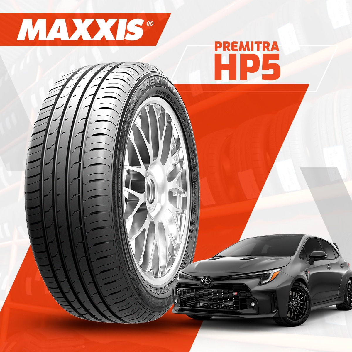 245/50R18 Maxxis Premitra HP5 (Ultimas 2 unidades disponibles)