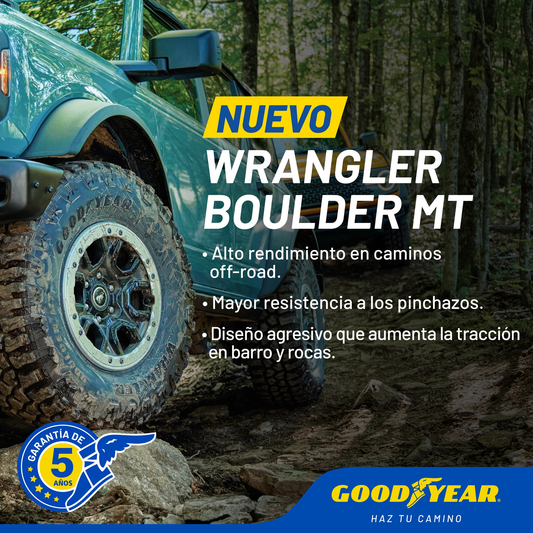 35x12.50R18 Goodyear Wrangler Boulder MT