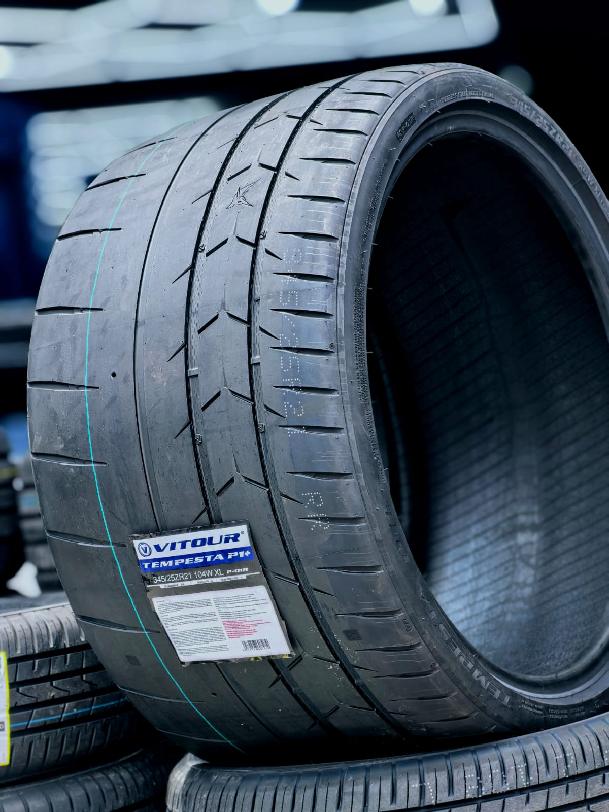 345/25R21 Vitour Tempesta P1+ TW200 P-01R (semi-slicks)